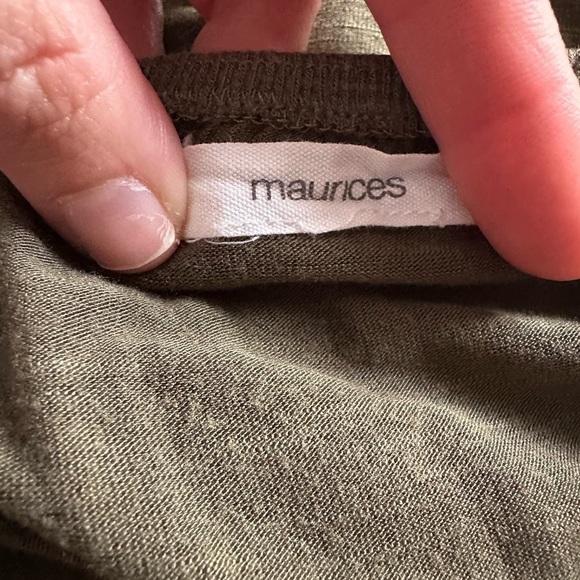 Maurices Forest Green Lace Tank Top - Picture 5 of 7